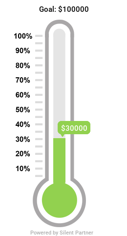 fundraising thermometer?currency=dollar&current=30000&goal=100000&color=f37922&size=large