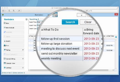Nonprofit Software Reminders