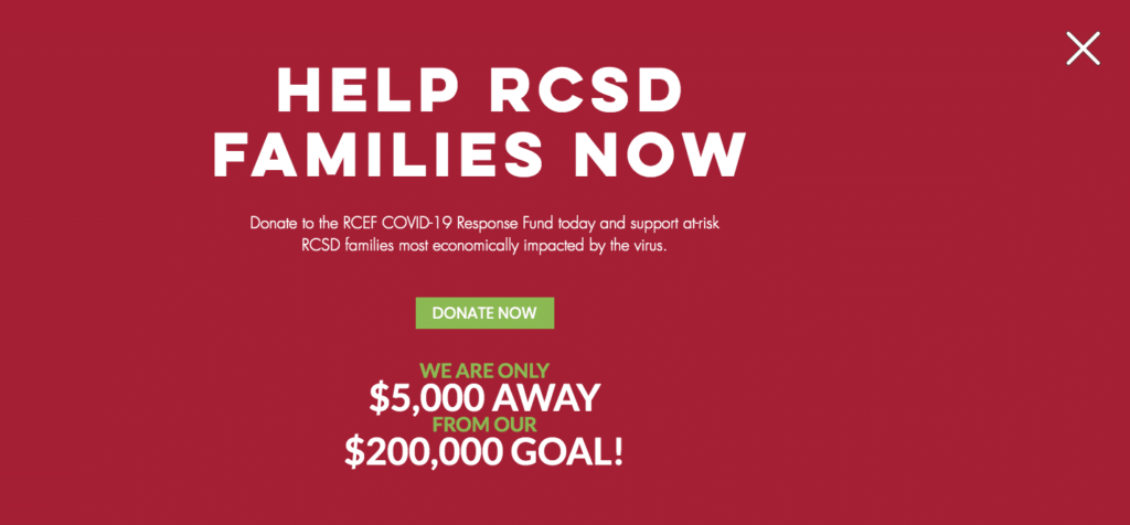 Help RCSD Fanilies donations form