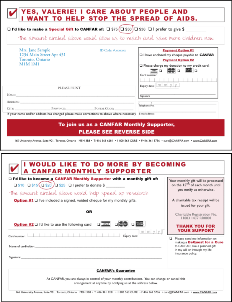 Disease and Disorder Charities Donation Form