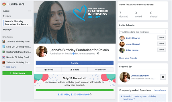facebook-birthday-fundraiser