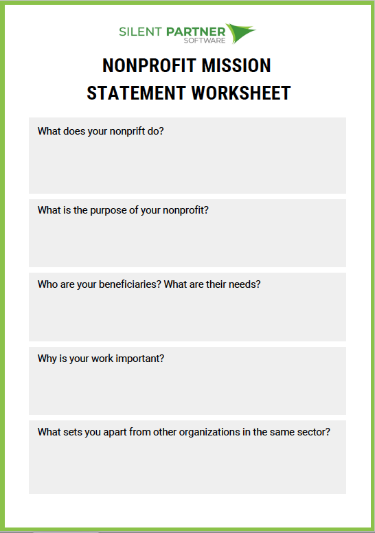 Nonprofit-mission-statement-worksheet