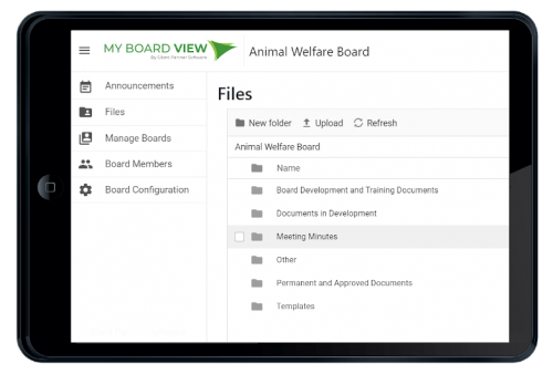 Free-Board-Portal-Software-Meeting-Minutes